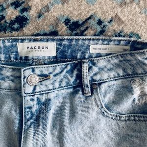 Pacsun light jean ripped shorts - 27